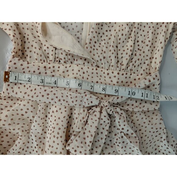 Princess Polly String Of Love Romper Beige Size 2 US - Picture 8 of 8